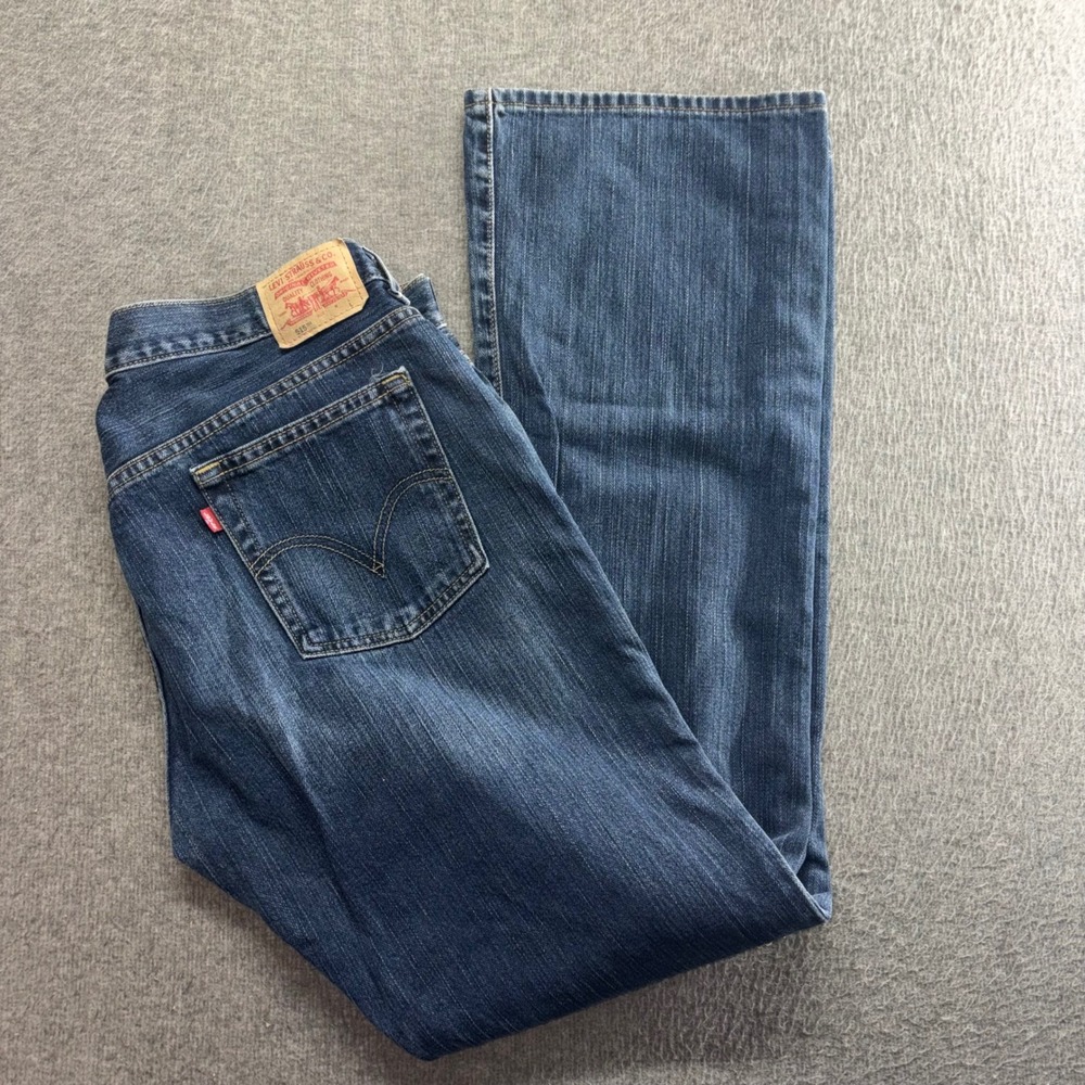 Levis 515 Nouveau Boot Cut Jeans Medium Wash Blue Denim 16 Mis L 515-0216